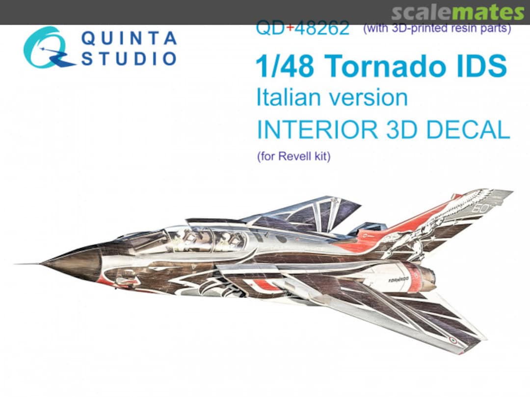 Boxart Tornado IDS Italian version interior 3D decals (with 3D-printed resin parts) QD+48262 Quinta Studio