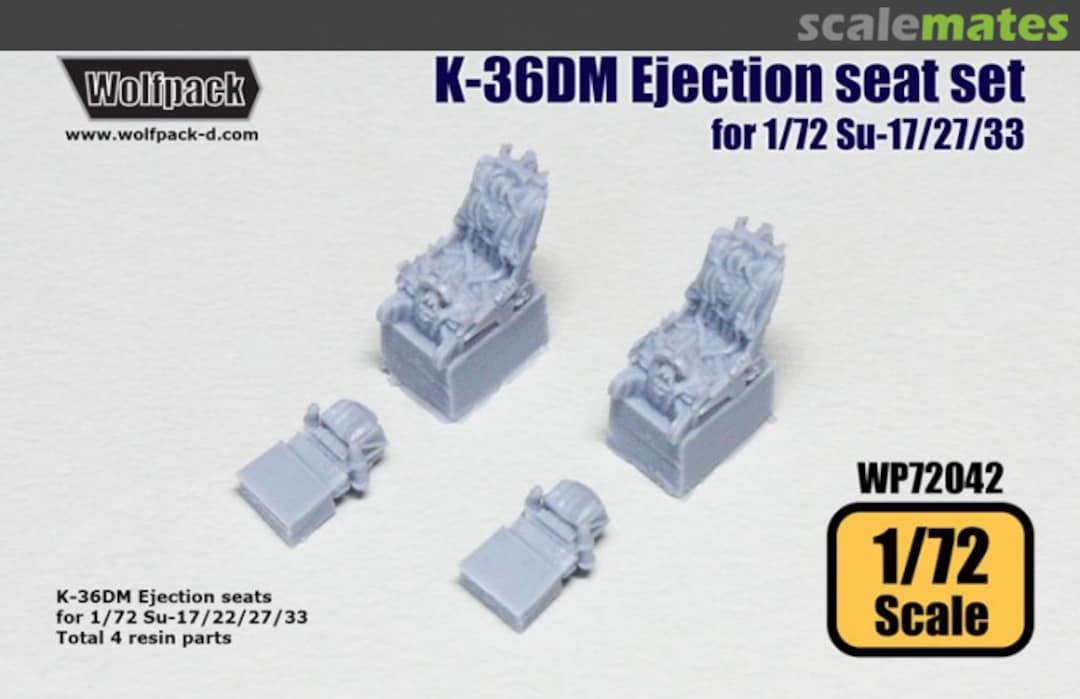 Boxart K-36DM Ejection Seat Set WP72042 Wolfpack