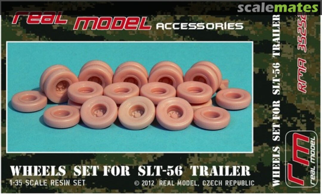 Boxart Wheels Set for FAUN SLT-56 Trailer RMA35252 Real Model