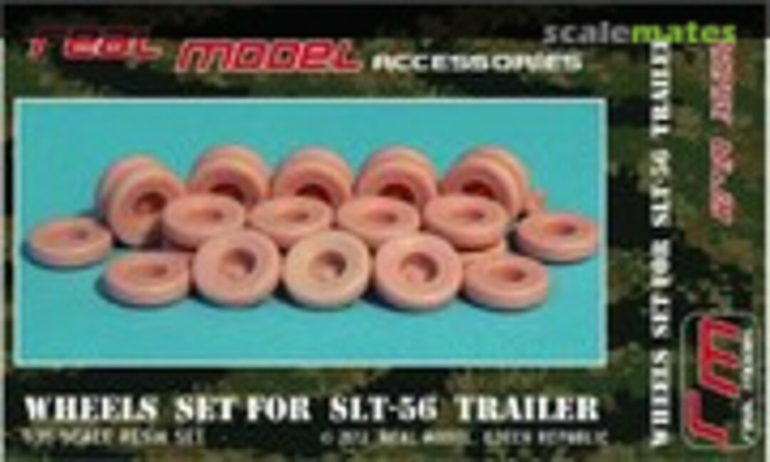 1:35 Wheels Set for FAUN SLT-56 Trailer (Real Model RMA35252)