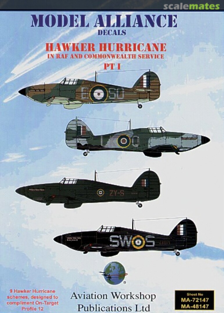 Boxart Hawker Hurricane MA-48147 Model Alliance