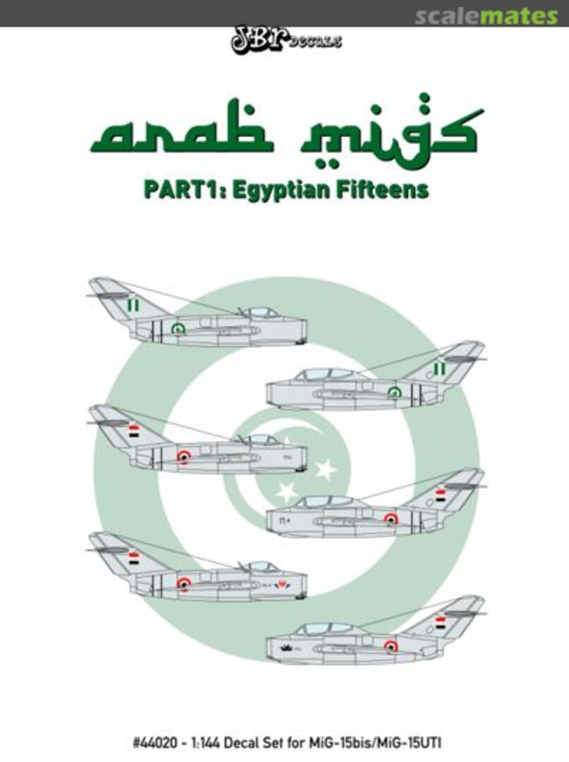 Boxart Arab MiGs part 1 44020 JBr Decals