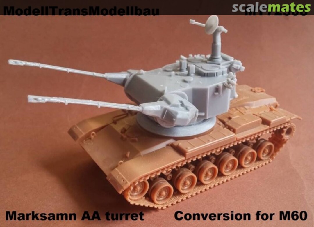 Boxart Marksman AA turret MT72508 Modell Trans Modellbau