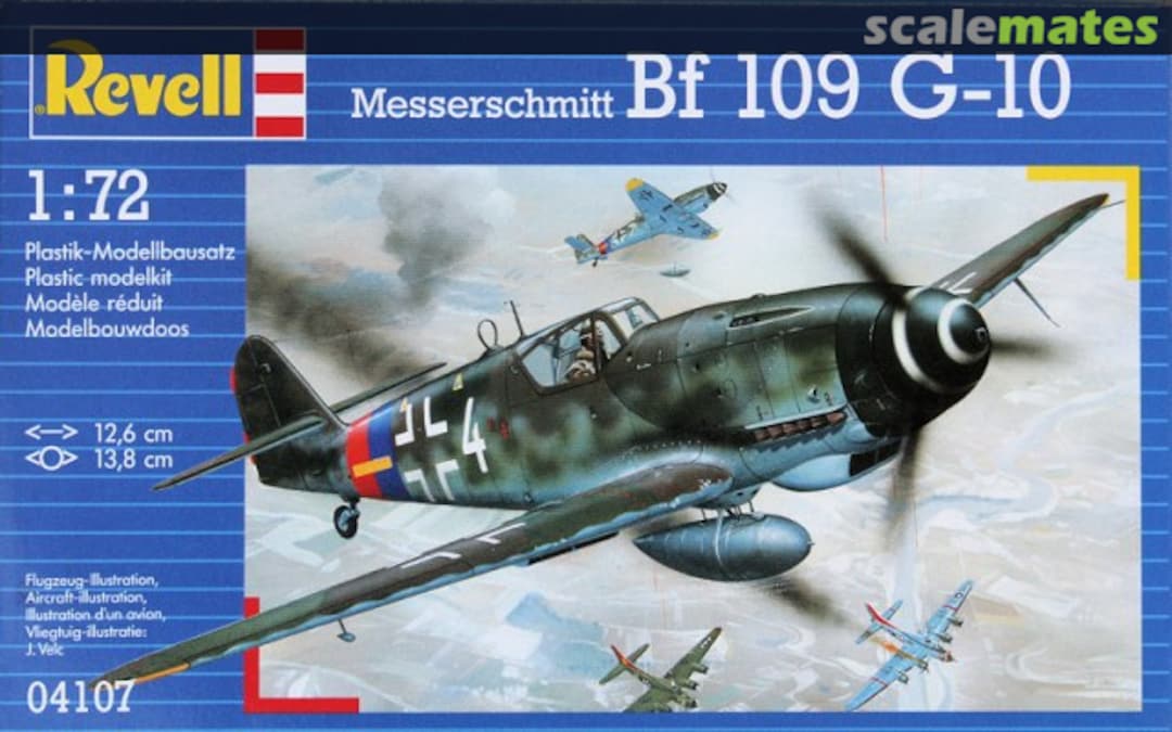 Boxart Messerschmitt Bf 109 G-10 04107 Revell