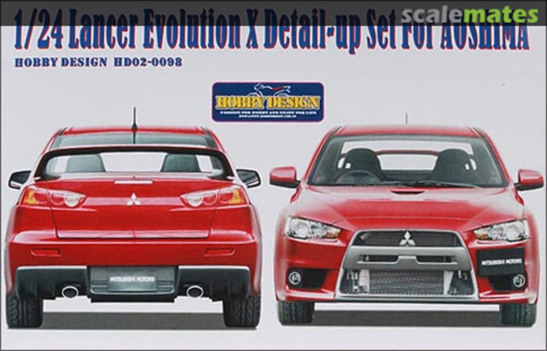 Boxart Mitsubishi Lancer Evo X HD02-0098 Hobby Design