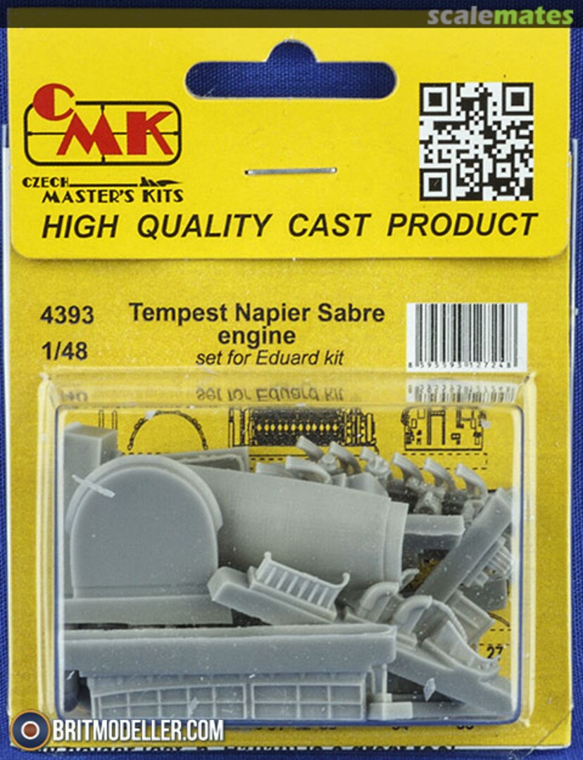 Boxart Tempest Napier Sabre Engine (Upper Half) (for Eduard) 4393 CMK