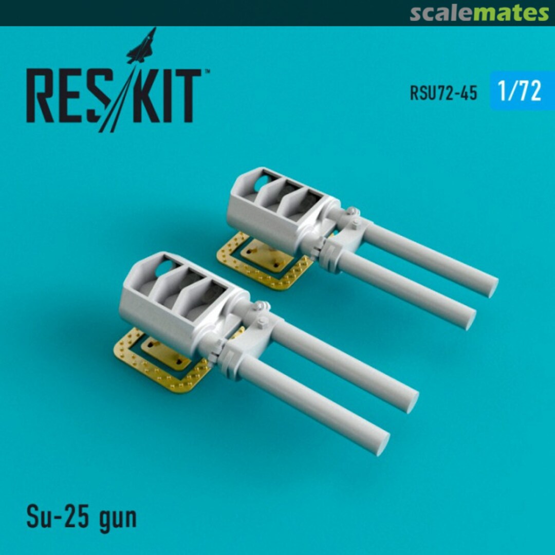 Boxart Su-25 gun (2 pcs) RSU72-0045 ResKit