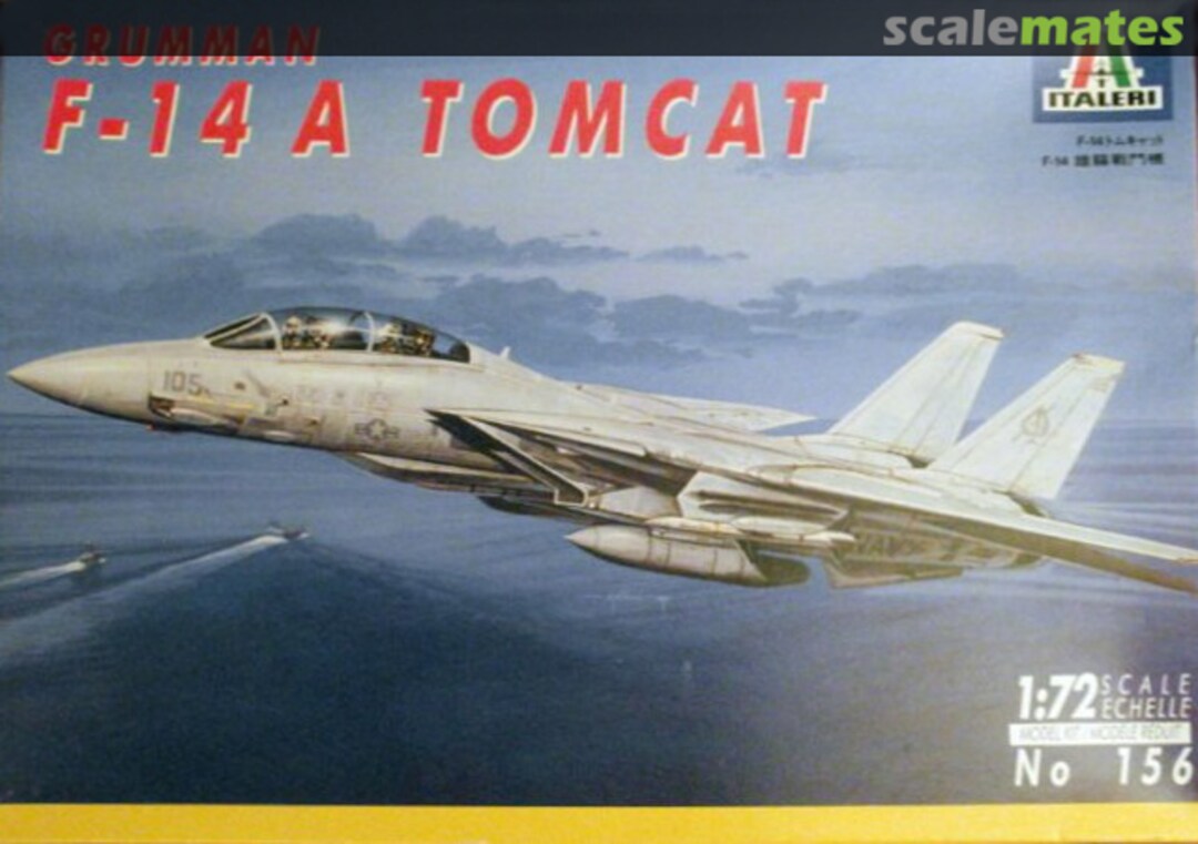 Boxart Grumman F-14A Tomcat 156 Italeri