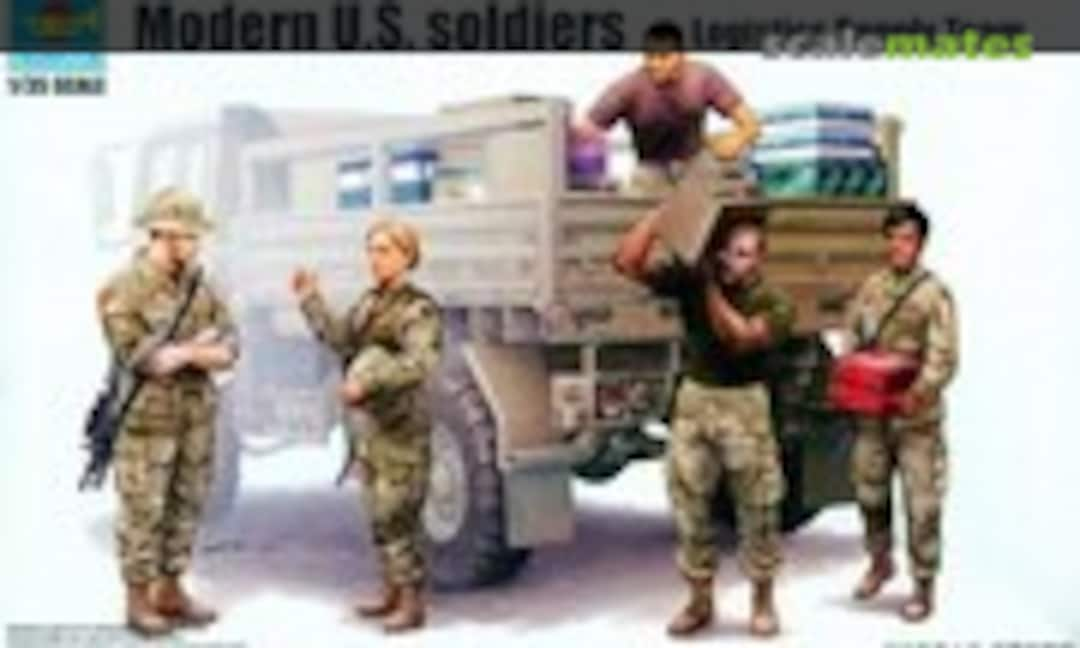 1:35 Modern U.S. soldiers Logistics Supply Team (Trumpeter 00429)