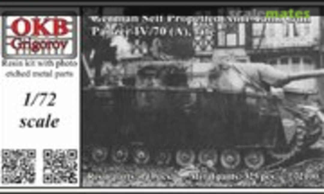 1:72 German Self Propelled Anti-tank Gun Panzer IV/70 (A), late (OKB Grigorov 72100)