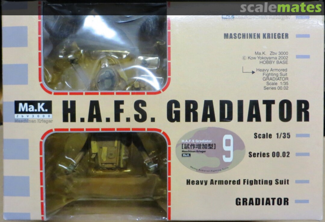 Boxart H.A.F.S. Gradiator Series 00.02 (9) Hobby Base