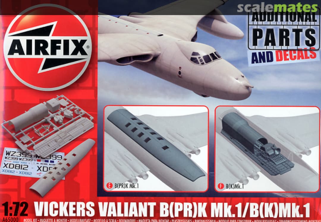 Boxart Vickers Valiant B(PR)K Mk.1/B(K)Mk.1 A65000 Airfix