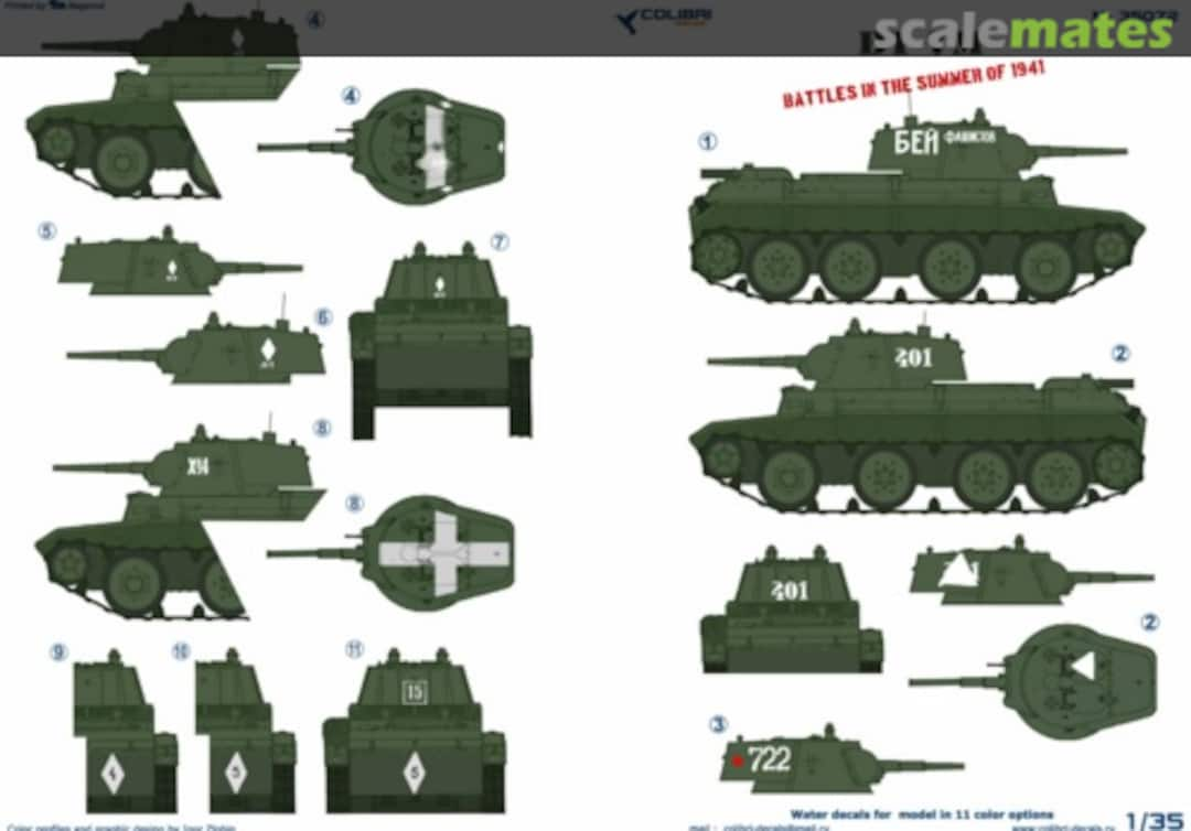 Boxart Bt-7M 35072 Colibri Decals