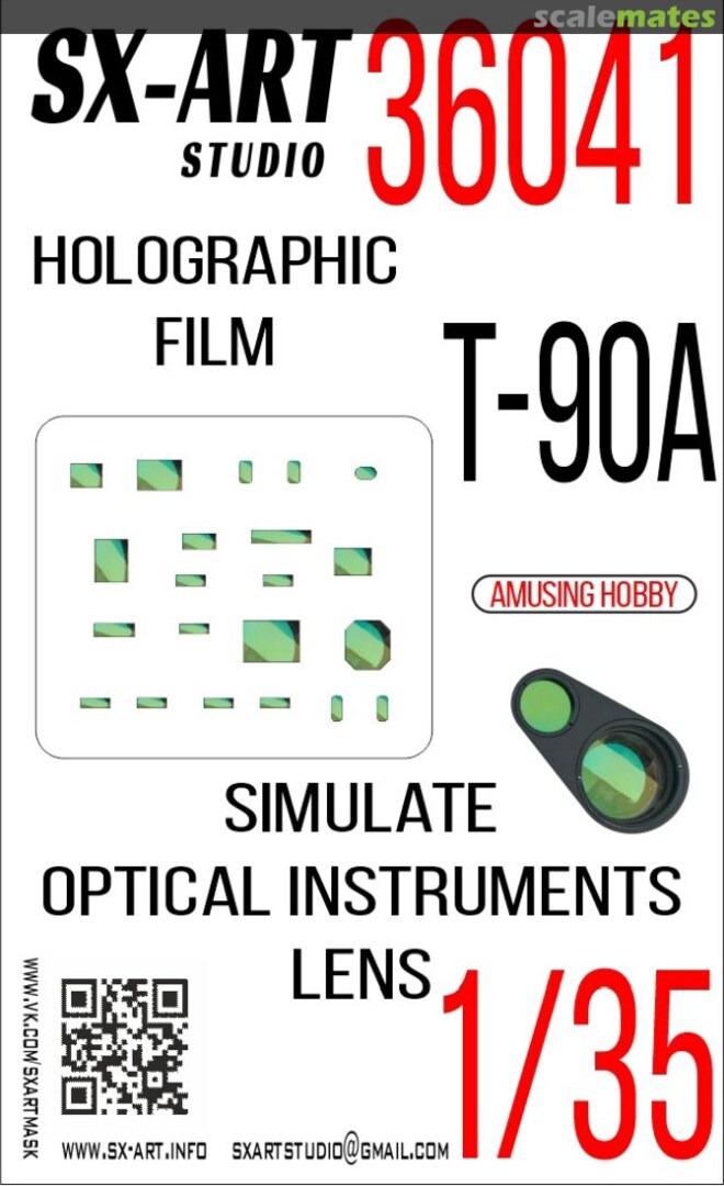 Boxart T-90A holographic film 36041 SX-Art