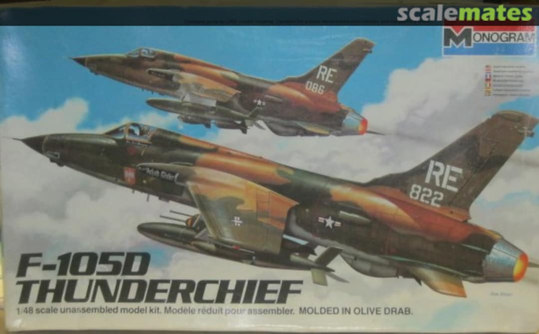 Boxart F-105D Thunderchief 5812 Monogram