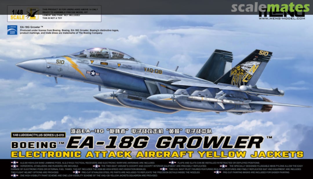 Boxart Boeing EA-18G Growler LS-019 Meng Model