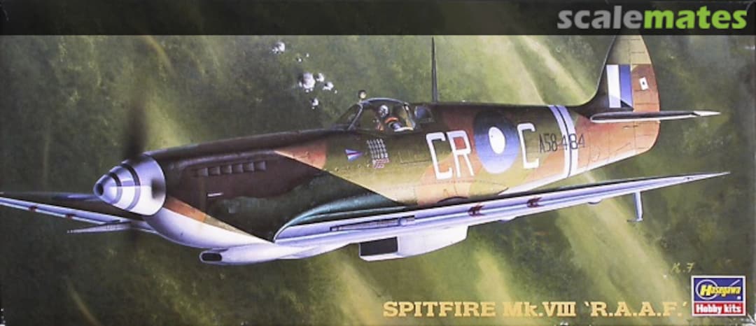 Boxart Spitfire Mk.VIII 'R.A.A.F' 52042 Hasegawa