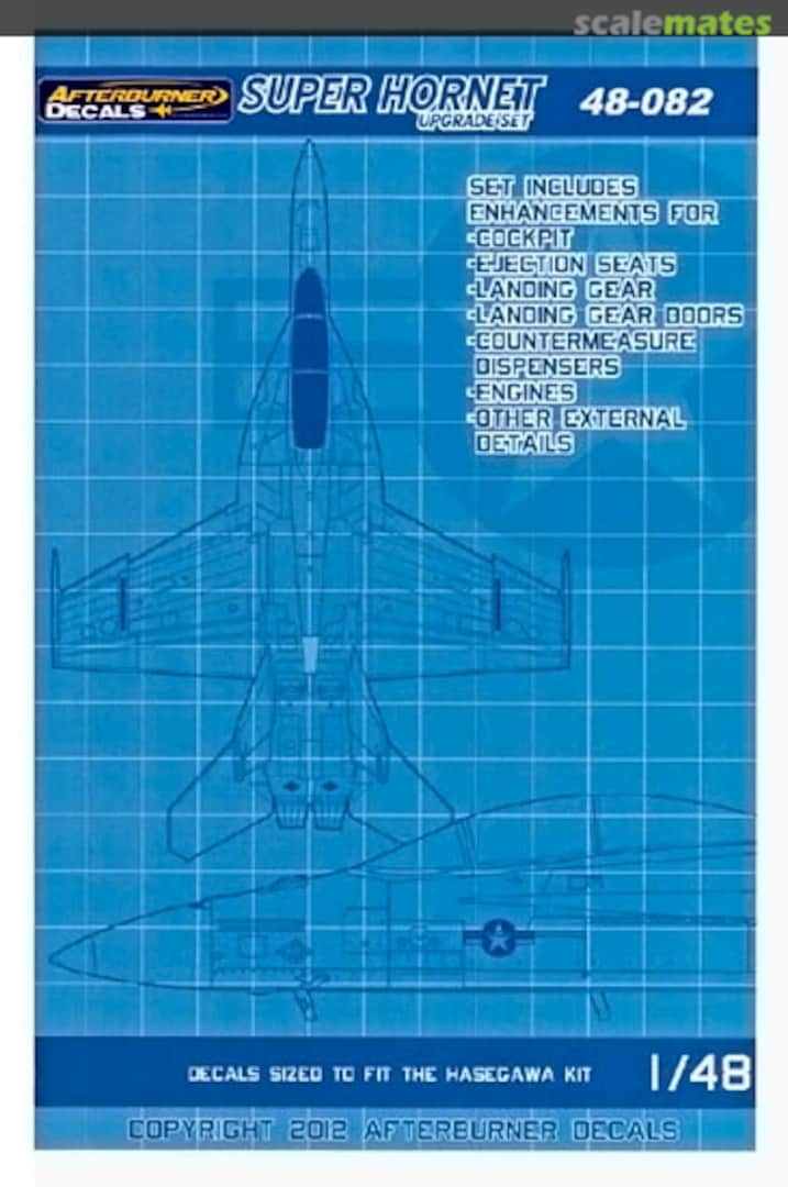 Boxart Super Hornet Upgrade Set 48-082 Afterburner Decals