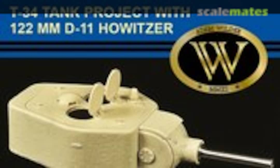 1:35 T-34/122 Tank Turret Project with 122mm D-11 Howitzer (Wilder Products HDF-RS-3501)