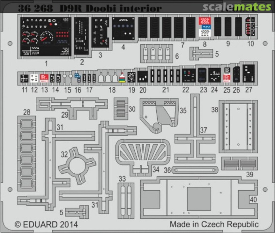 Boxart D9R Doobi interior 36268 Eduard