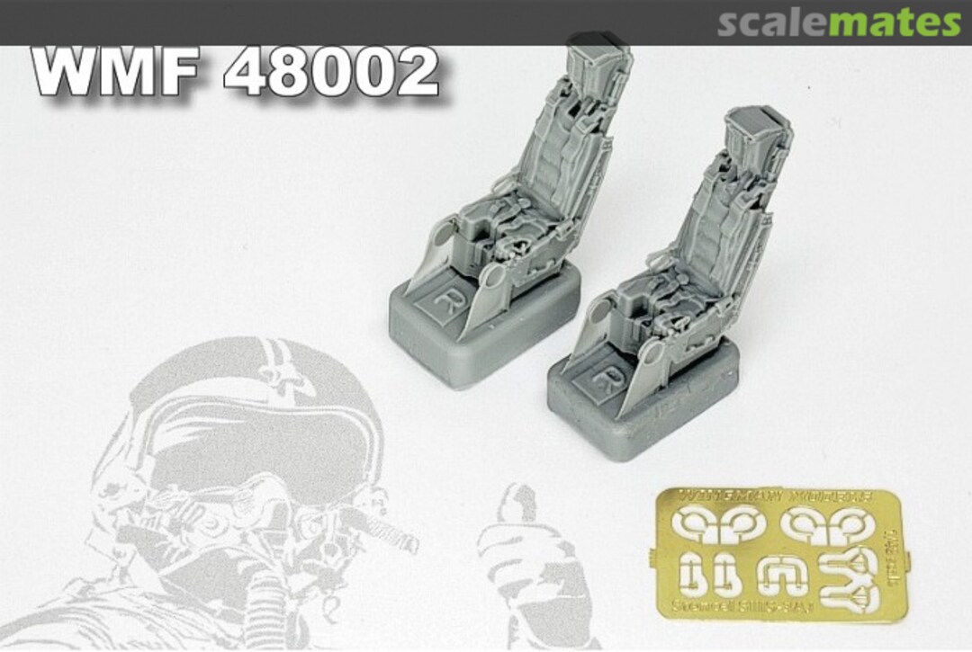 Boxart Stencel SIII Seats for Alpha Jet WMF48002 Wingman Models