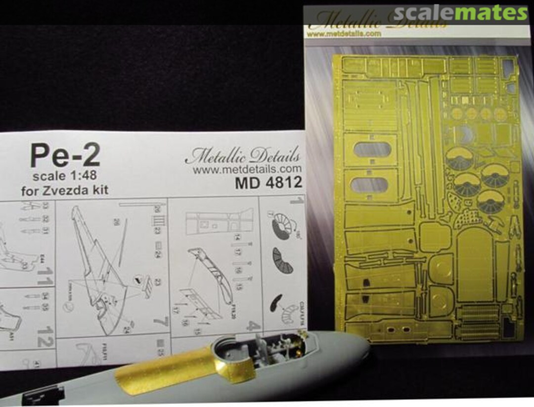 Boxart Pe-2 MD4812 Metallic Details