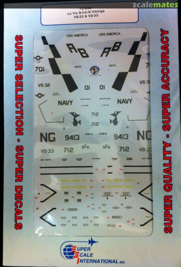 Boxart Lo Viz S-3A/B Vikings 72-649 SuperScale International