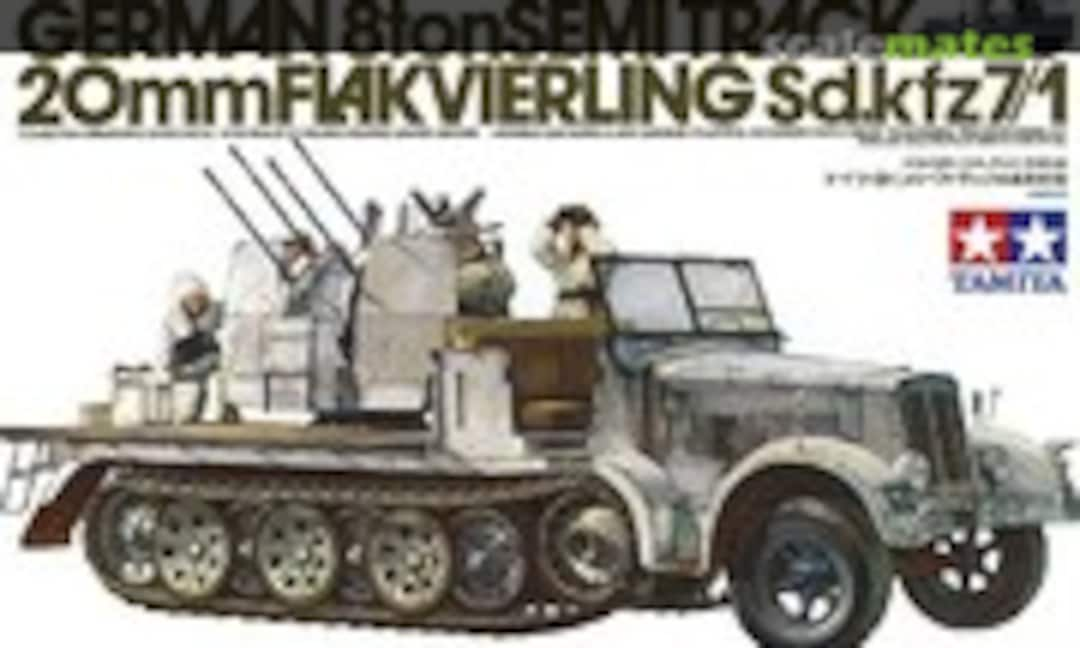 1:35 German 8 ton Semi Track 20mm Flakvierling 38 Sd.kfz 7/1 (Tamiya 35050)