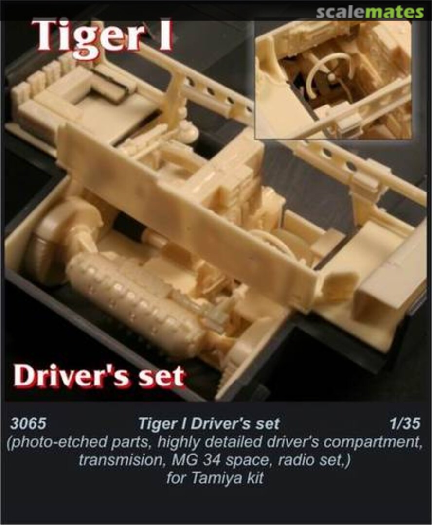 Boxart Tiger I - driver's set 3065 CMK