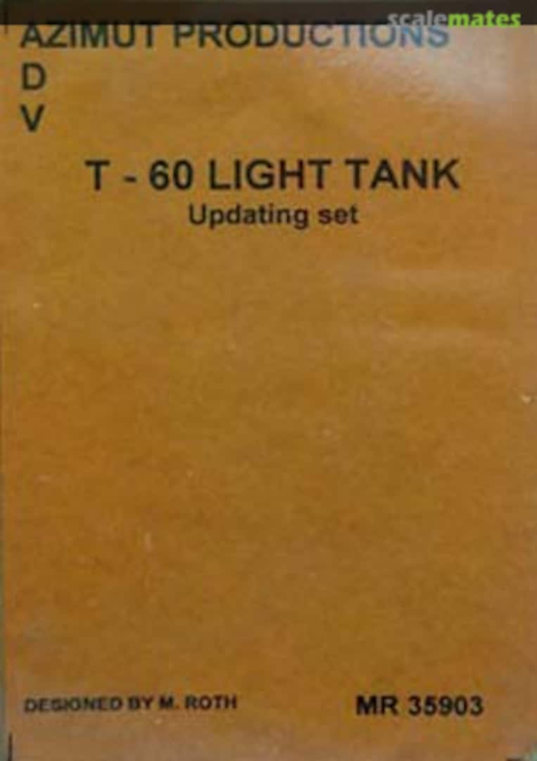 Boxart T-60 Light Tank Updating Set 35903 Azimut