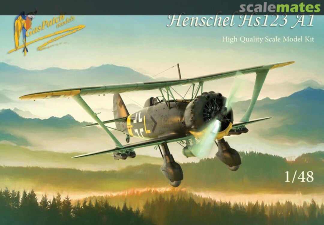 Boxart Henschel Hs 123 A1 16-48095 GasPatch Models