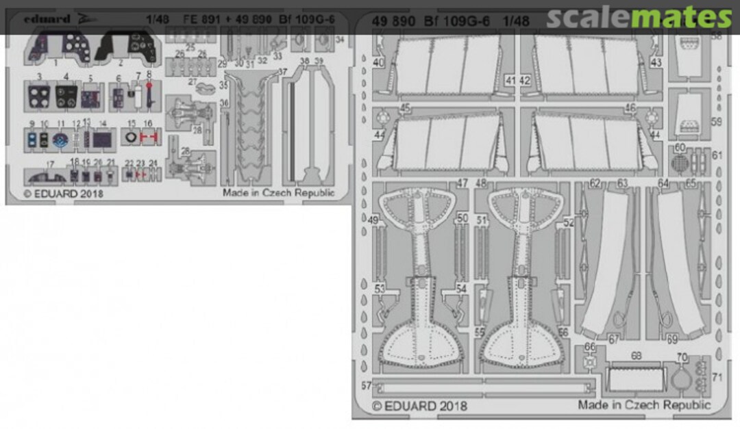 Boxart Bf 109G-6 49890 Eduard