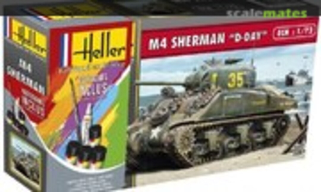 1:72 M4 Sherman &quot;D-Day&quot; (Heller 56892)