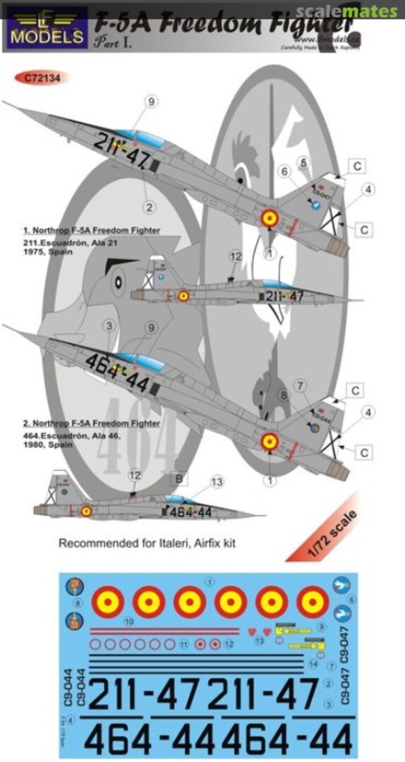 Boxart F-5A Freedom Fighter C72134 LF Models