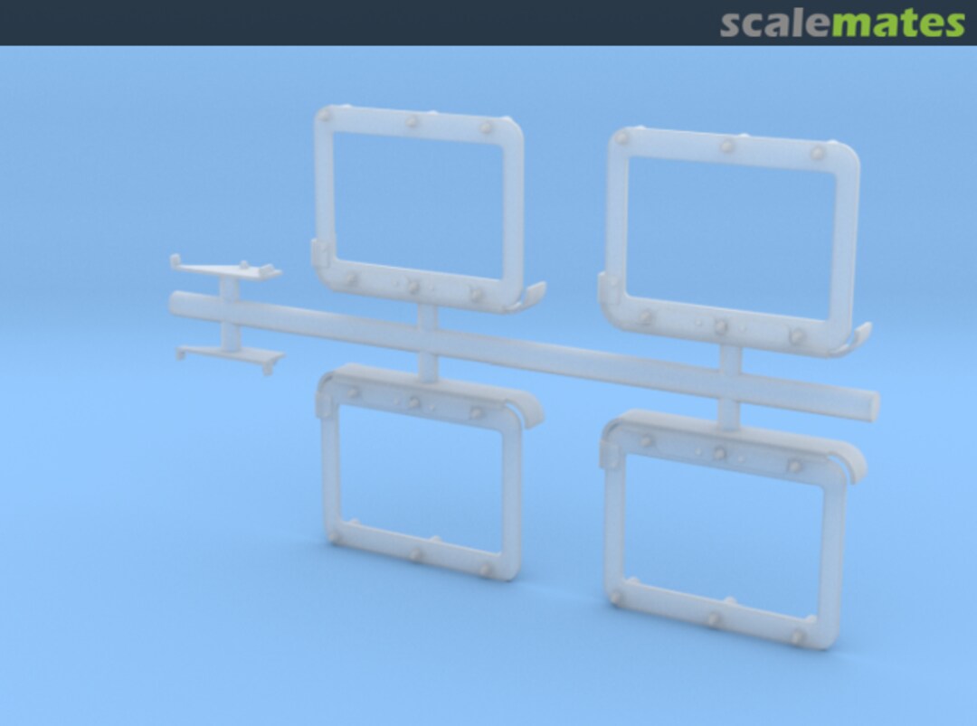 Boxart M1165 Standard Threat doors - conversion set M1165 Standard Threa Priamide Models