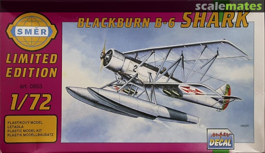 Boxart Blackburn B-6 Shark 0853 Směr