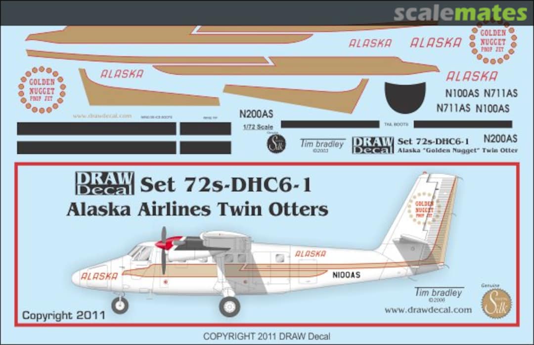 Boxart de Havilland Canada DHC-6 Twin Otter 72-DHC6-1 Draw Decal