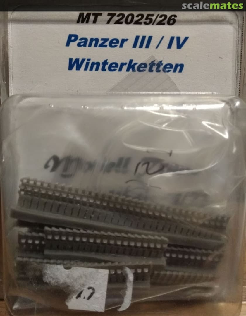 Boxart Panzer III/IV Winterketten MT72025/26 Modell Trans Modellbau