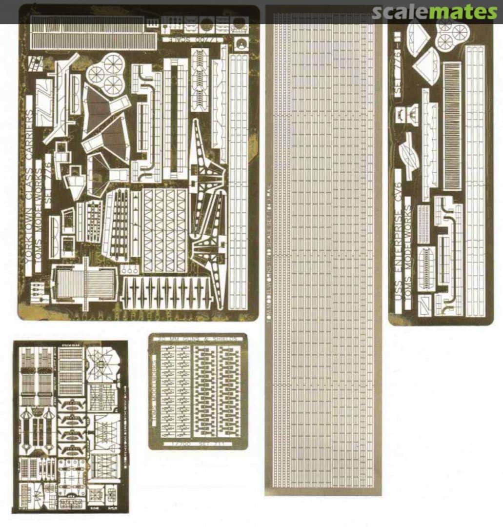 Contents Photo-Etched Parts for USN Yorktown Class Carriers PE328 Pit-Road