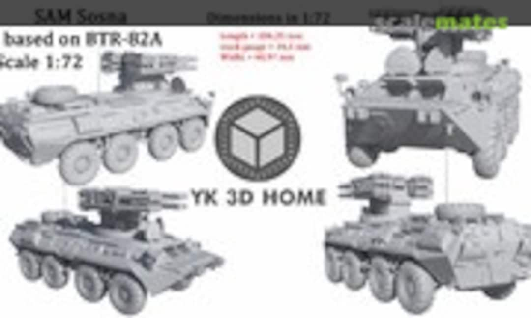 1:72 BTR-82A with SAM Sosna (YK 3D Home )