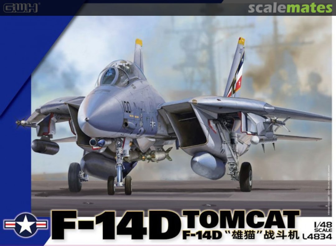 Boxart F-14D Tomcat L4834 Great Wall Hobby