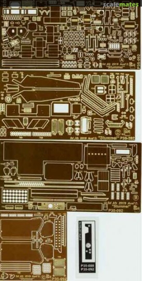 Boxart Sd.Kfz 251/9 Ausf.D "Stummel" P35-092 Part