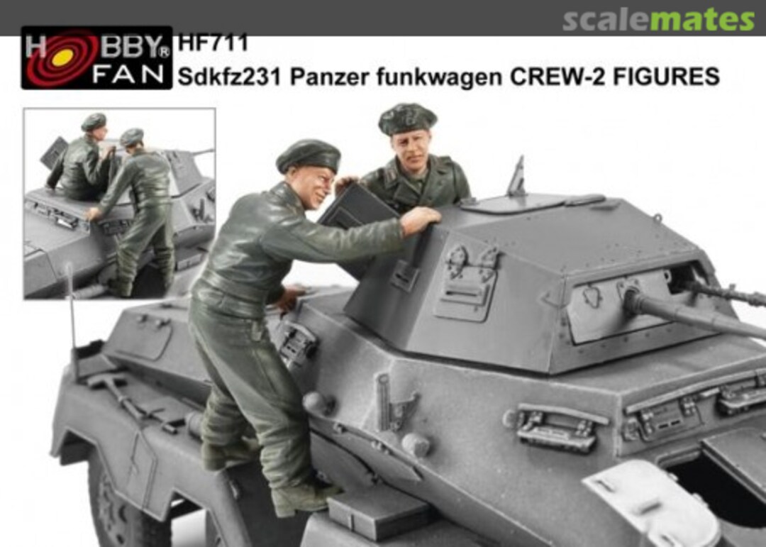 Boxart Sd.Kfz. 231 Panzerfunkwagen Crew HF711 Hobby Fan