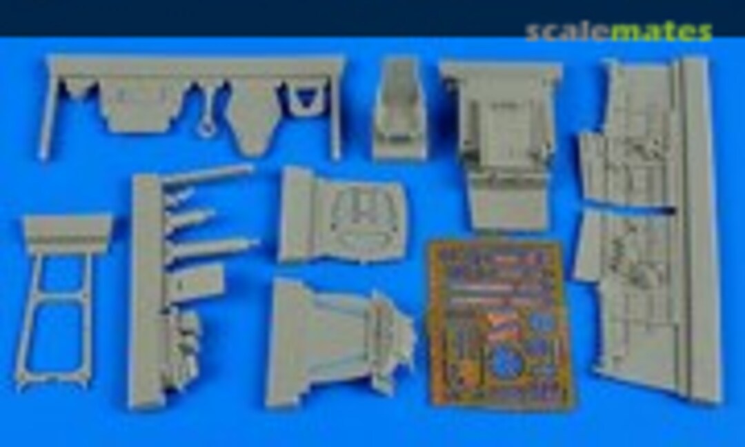 1:48 Lavochkin La-5 cockpit set Zvezda (Aires 4625)