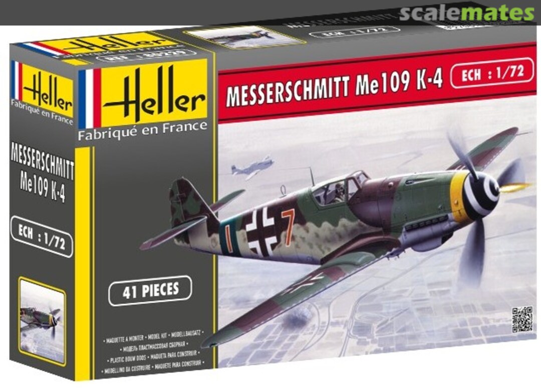 Boxart Messerschmitt Me 109 K-4 80229 Heller