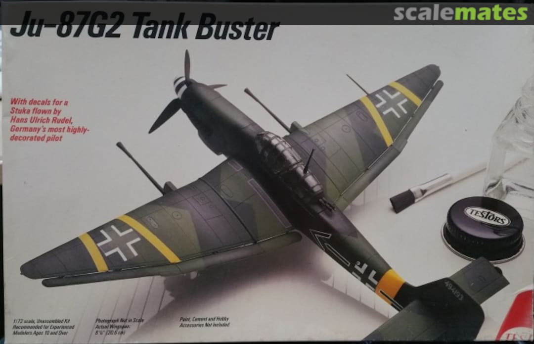 Boxart Ju-87G2 Tank Buster 342 Testors Fujimi