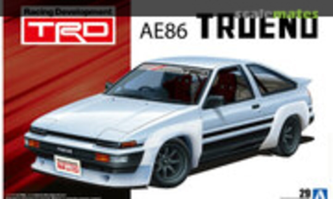 1:24 TRD AE86 Trueno N2 '85 (Toyota) (Aoshima 053607)