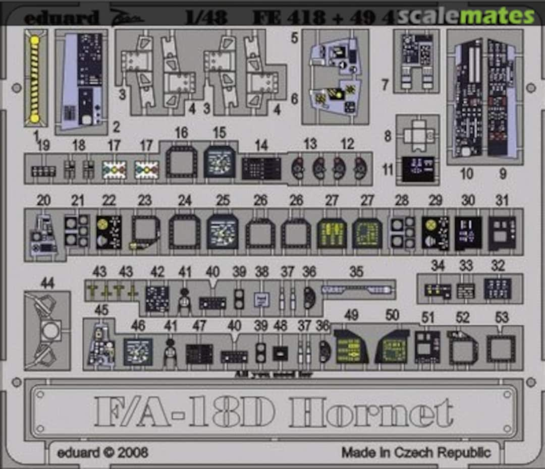 Boxart F/A-18D Hornet - Interior S.A. FE418 Eduard