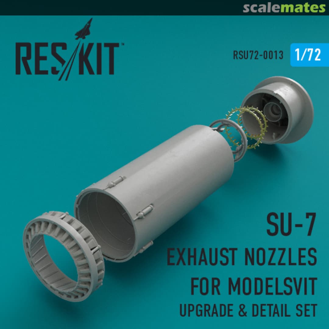 Boxart Su-7 Fitter - Exhaust Nozzles RSU72-0013 ResKit