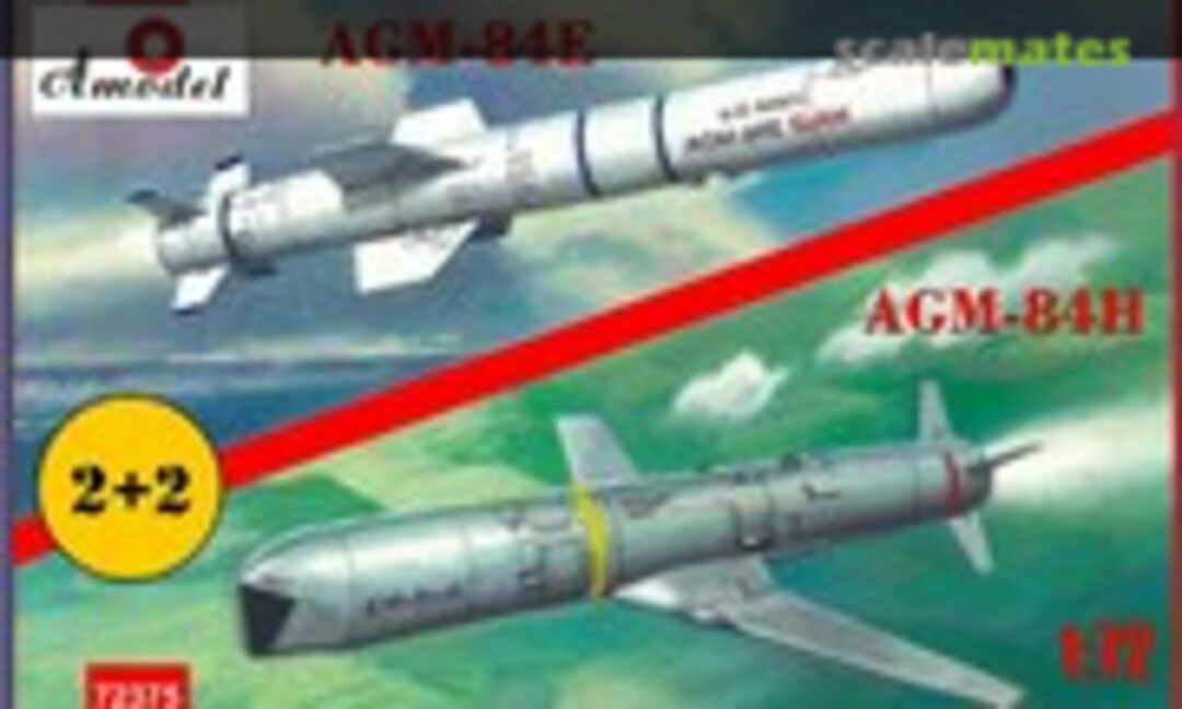 1:72 AGM-84E SLM &amp; AGM-84H SLAM-ER (Amodel 72375)